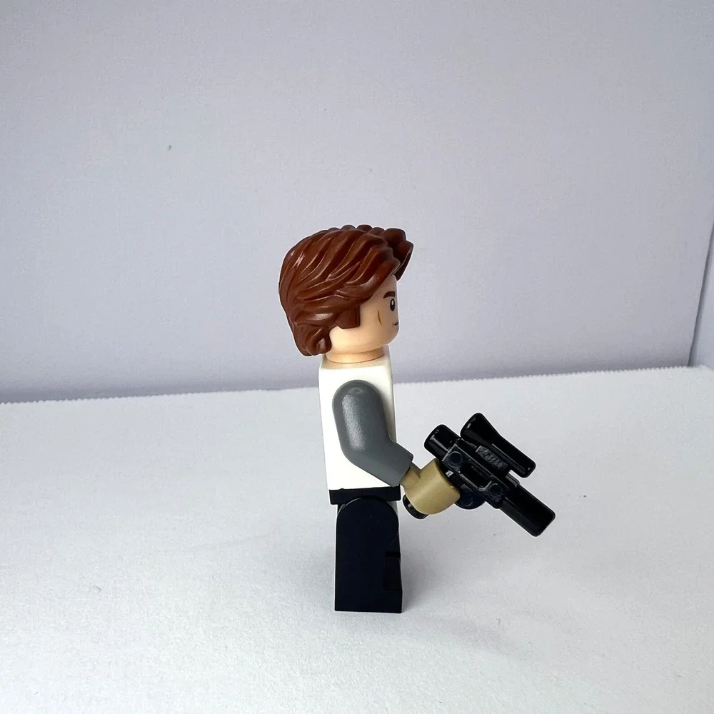 LEGO Star Wars Han Solo sw0915 Minifigure White Jacket Corellia Blaster 75209